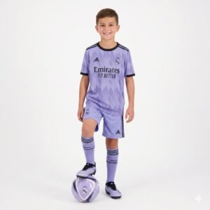 2ª Equipación visitante del Real Madrid Niño 2022/23