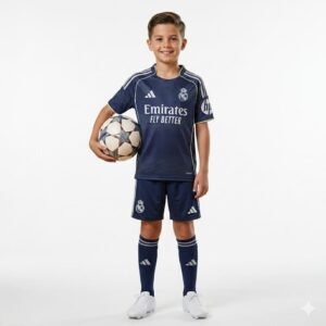 2ª Equipación visitante del Real Madrid Niño 2025/26